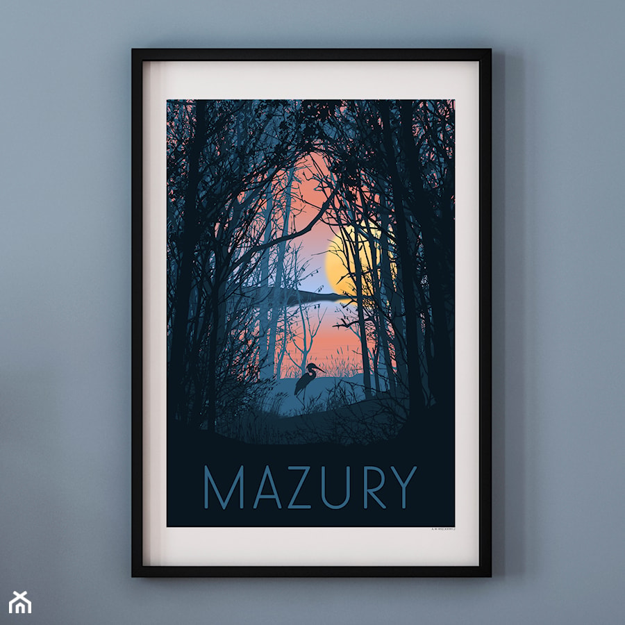 PLAKAT MAZURY - zdjęcie od A.W.Więckiewicz