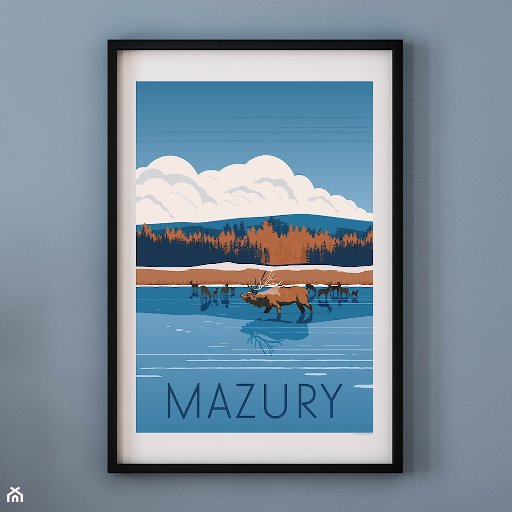 PLAKAT MAZURY - zdjęcie od A.W.Więckiewicz - Homebook