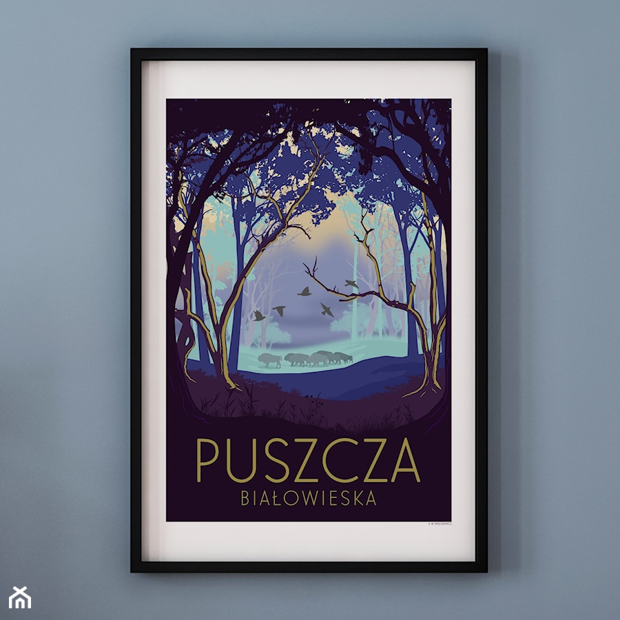 PLAKAT PUSZCZA BIAŁOWIESKA - zdjęcie od A.W.Więckiewicz