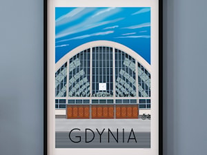 PLAKAT GDYNIA - HALE TARGOWE - zdjęcie od A.W.Więckiewicz