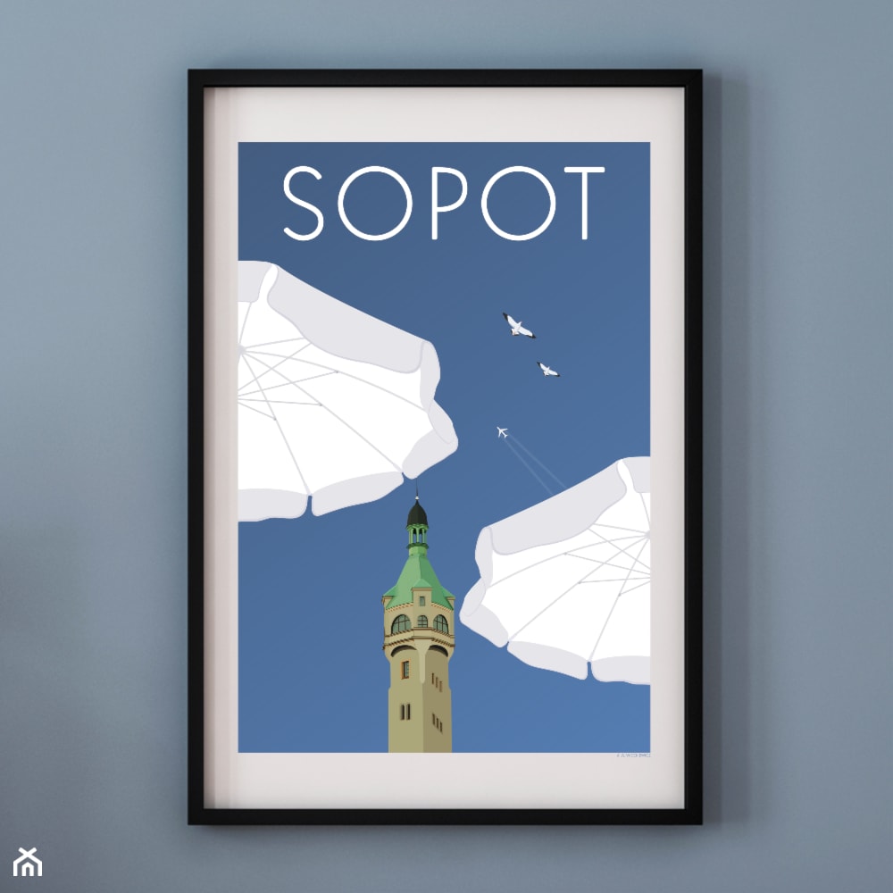 PLAKAT SOPOT - zdjęcie od A.W.Więckiewicz - Homebook