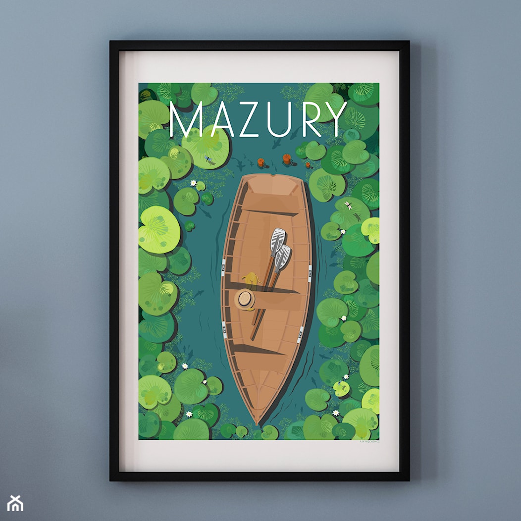 PLAKAT MAZURY - zdjęcie od A.W.Więckiewicz - Homebook