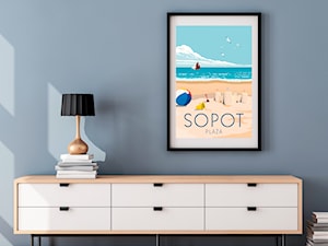 PLAKAT SOPOT PLAŻA - zdjęcie od A.W.Więckiewicz