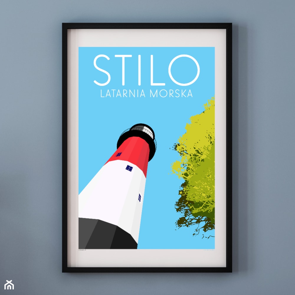 PLAKAT STILO LATARNIA MORSKA - zdjęcie od A.W.Więckiewicz - Homebook