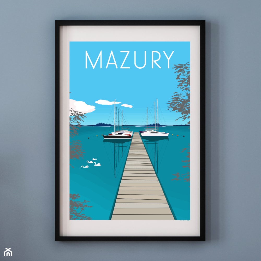 PLAKAT MAZURY - zdjęcie od A.W.Więckiewicz - Homebook