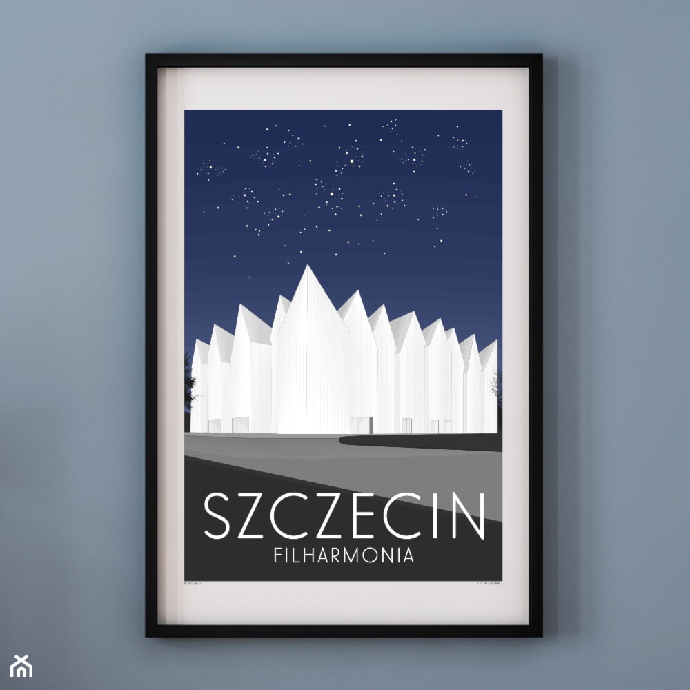 PLAKAT SZCZECIN FILHARMONIA - zdjęcie od A.W.Więckiewicz - Homebook