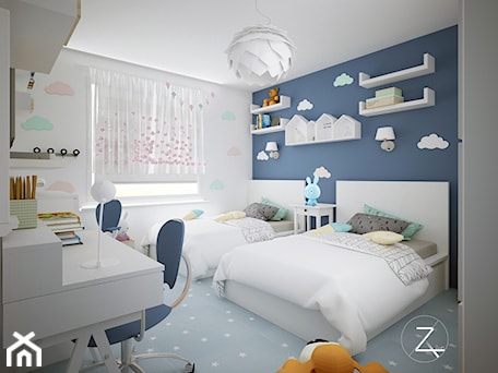 Aranżacje wnętrz - Pokój dziecka: Pokój w chmurach - Zu.art Zuzanna Komenda. Przeglądaj, dodawaj i zapisuj najlepsze zdjęcia, pomysły i inspiracje designerskie. W bazie mamy już prawie milion fotografii!