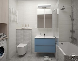 Gdańsk Morenova - Średnia łazienka w bloku w domu jednorodzinnym bez okna - zdjęcie od Zu.art Zuzanna Komenda - Homebook