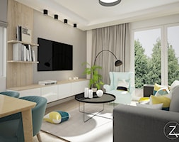 Gdynia - dom 150 m2 - Salon, styl nowoczesny - zdjęcie od Zu.art Zuzanna Komenda - Homebook