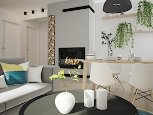 Gdynia - dom 150 m2 - Salon, styl nowoczesny - zdjęcie od Zu.art Zuzanna Komenda