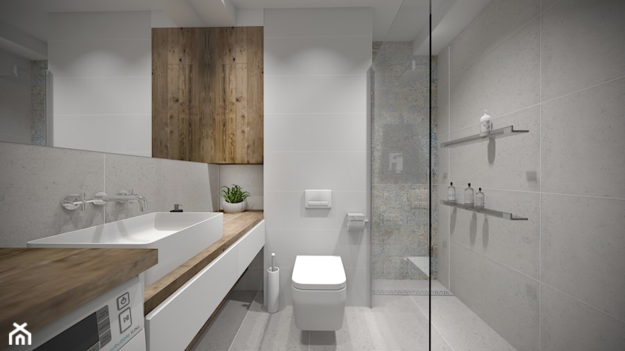 Nowoczesna łazienka - Średnia bez okna łazienka, styl nowoczesny - zdjęcie od STUDIO ARCHI S
