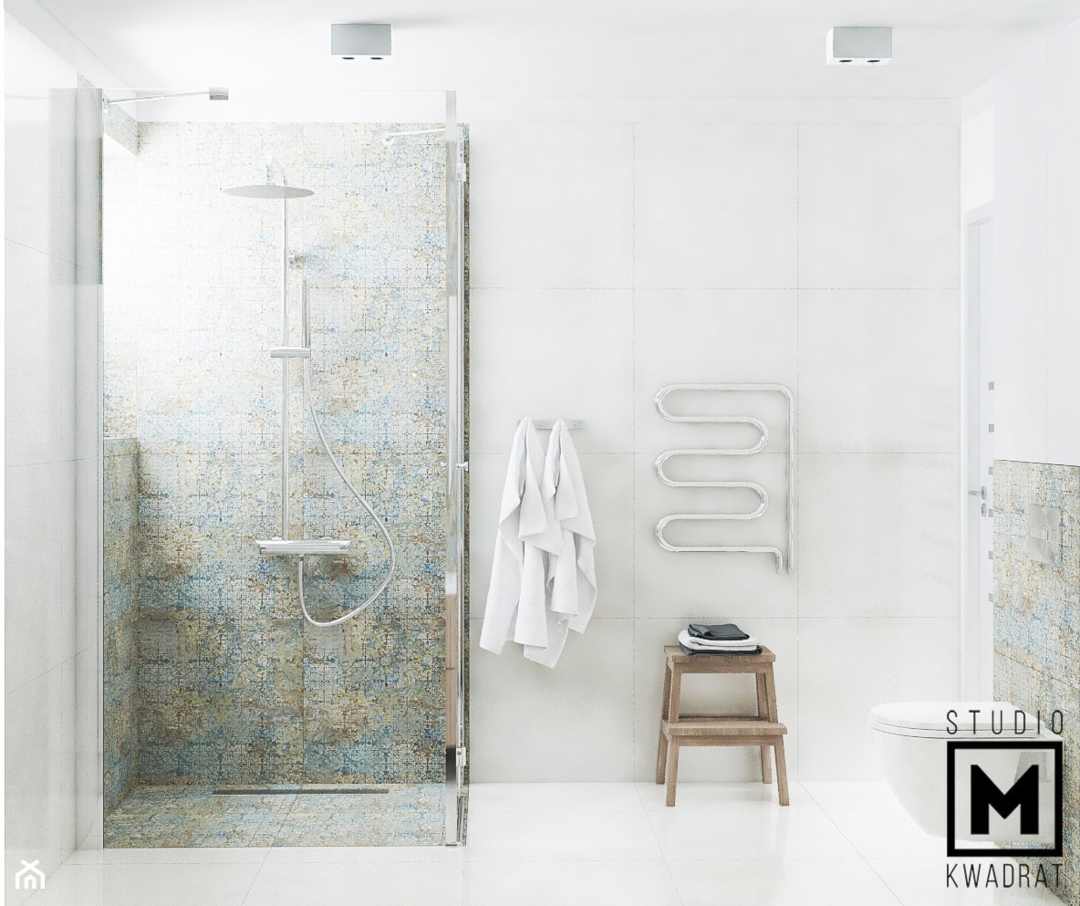 Kabina prysznicowa - zdjęcie od Studio M kwadrat | architektura wnętrz - Homebook
