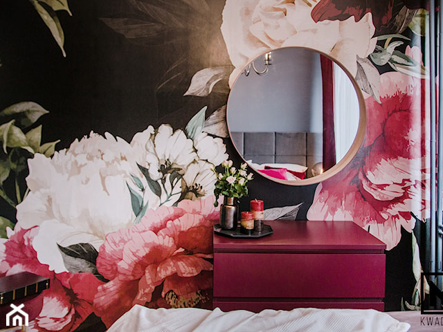 Romantyczna i elegancka sypialnia
