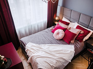 Romantyczna sypialnia - zdjęcie od Studio M kwadrat | architektura wnętrz