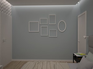 sypialnia styl nowoczesny - zdjęcie od Ola Kulisz -projektowanie wnętrz
