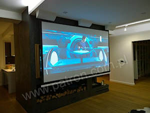 Kino domowe - system sterowania - nagłośnienie - design - zdjęcie od Patron - Systemy Audiowizualne - Automatyka - Inteligentny Dom