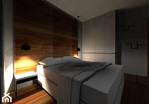 mieszkanie do wynajmu - Sypialnia, styl nowoczesny - zdjęcie od architekt wnętrz Monika Kilińska