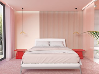 Różowa sypialnia