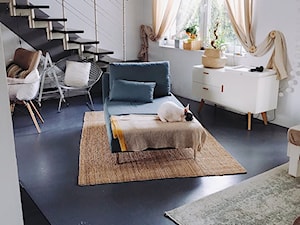 mój dom - Średni biały salon, styl skandynawski - zdjęcie od Ha Pia