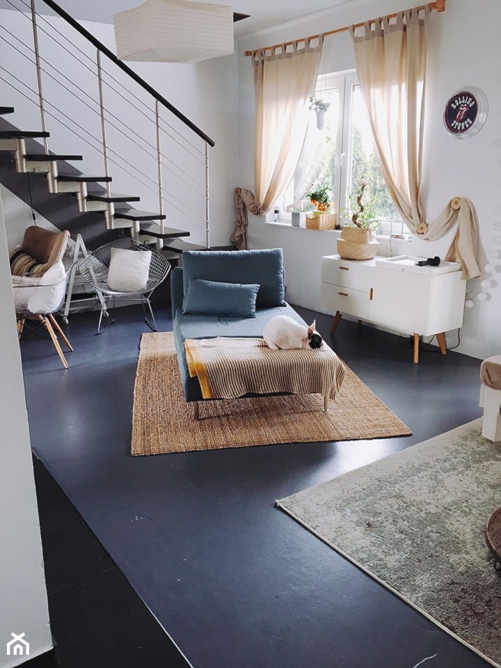 mój dom - Średni biały salon, styl skandynawski - zdjęcie od Ha Pia - Homebook