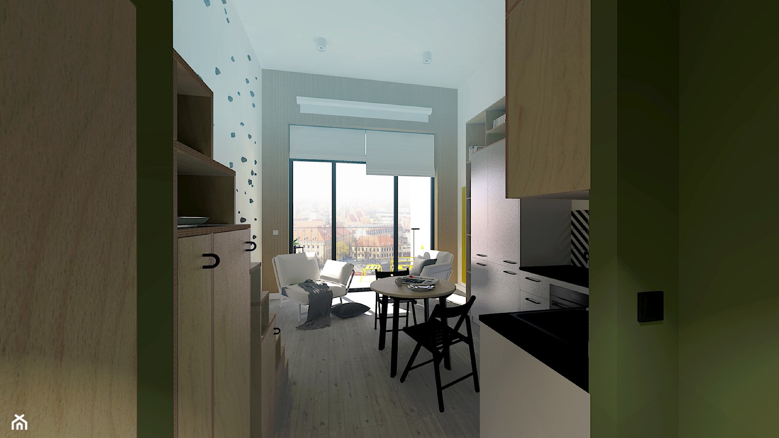 Ekologiczne mieszkanie dla singla. - zdjęcie od SKOG Łucja Zielińska Projektowanie Wnętrz - Homebook