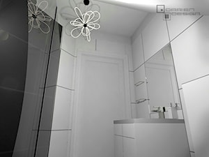Projekt wnętrza domu jednorodzinnego z poddaszem użytkowym - Łazienka, styl minimalistyczny - zdjęcie od Darien Design