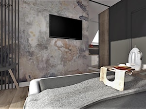 Dom w Lędzinach - Sypialnia, styl nowoczesny - zdjęcie od MG Design