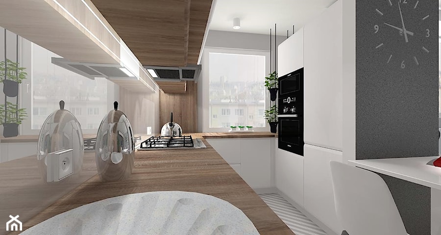 Skandynawskie mieszkanie na opolskim ZWM-ie - Kuchnia - zdjęcie od MG Design
