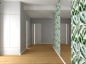 Dom w Walidrogach - Duży szary hol / przedpokój, styl nowoczesny - zdjęcie od MG Design