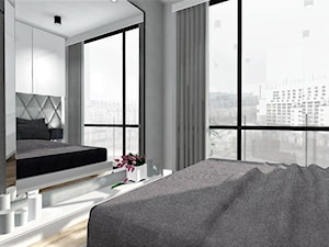 Sypialnia małżeńska z balkonem - zdjęcie od MG Design