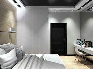 Mieszkanie w stylu nowoczesnym w Opolskim apartamentowcu - Sypialnia, styl nowoczesny - zdjęcie od MG Design
