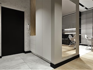 Mieszkanie w stylu nowoczesnym w Opolskim apartamentowcu - Hol / przedpokój, styl nowoczesny - zdjęcie od MG Design