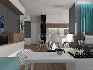 Skandynawskie mieszkanie na opolskim ZWM-ie - Salon - zdjęcie od MG Design