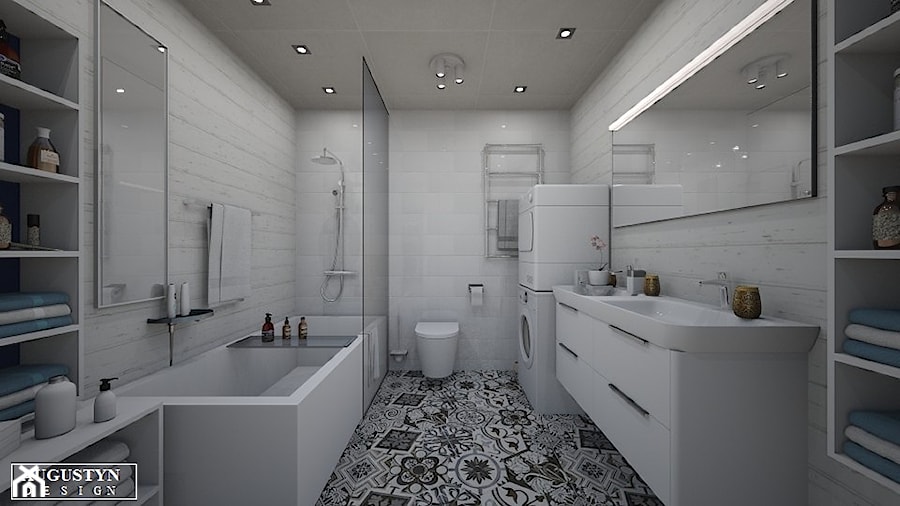 bathroom - Łazienka, styl nowoczesny - zdjęcie od augustyndesign