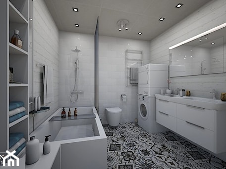 Aranżacje wnętrz - Łazienka: bathroom - Łazienka, styl nowoczesny - augustyndesign. Przeglądaj, dodawaj i zapisuj najlepsze zdjęcia, pomysły i inspiracje designerskie. W bazie mamy już prawie milion fotografii!