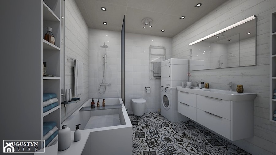 bathroom - Łazienka, styl nowoczesny - zdjęcie od augustyndesign