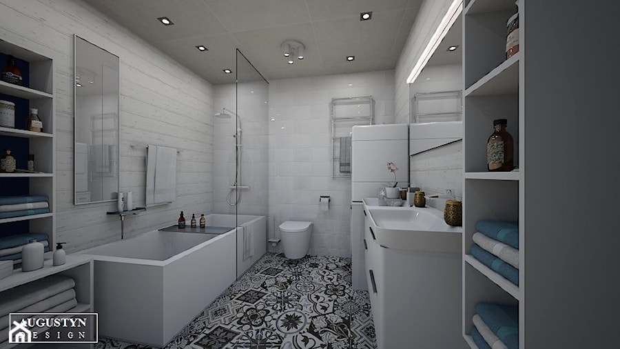 bathroom - Łazienka, styl nowoczesny - zdjęcie od augustyndesign