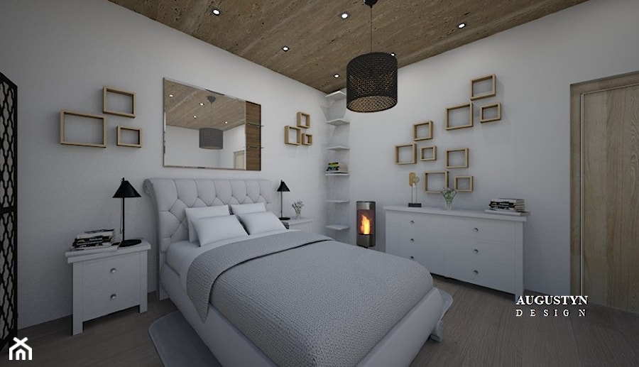 bedroom - Sypialnia, styl nowoczesny - zdjęcie od augustyndesign