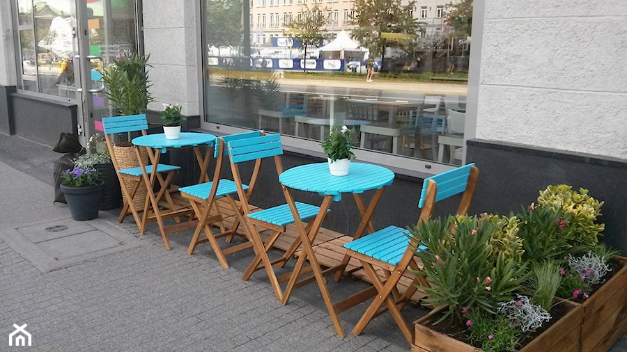 Kawiarnia w Poznaniu - Taras, styl prowansalski - zdjęcie od DEMBOWSKA / JAGIEŁŁO studio architektury