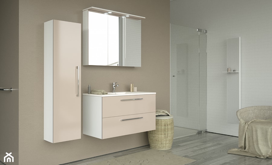 ALLEGRO 90 GLOSSY BEIGE - zdjęcie od KAME Meble Łazienkowe