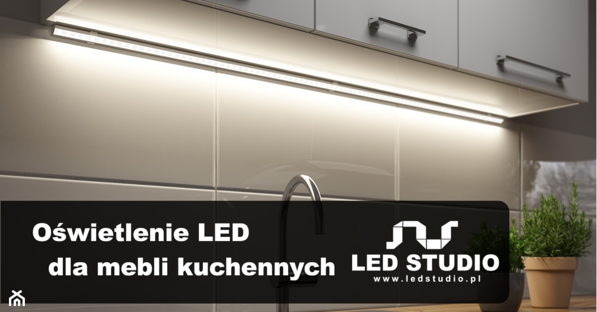 Oświeltenie LED mebli kuchennych - zdjęcie od LED STUDIO - oświetlenie LED - Homebook