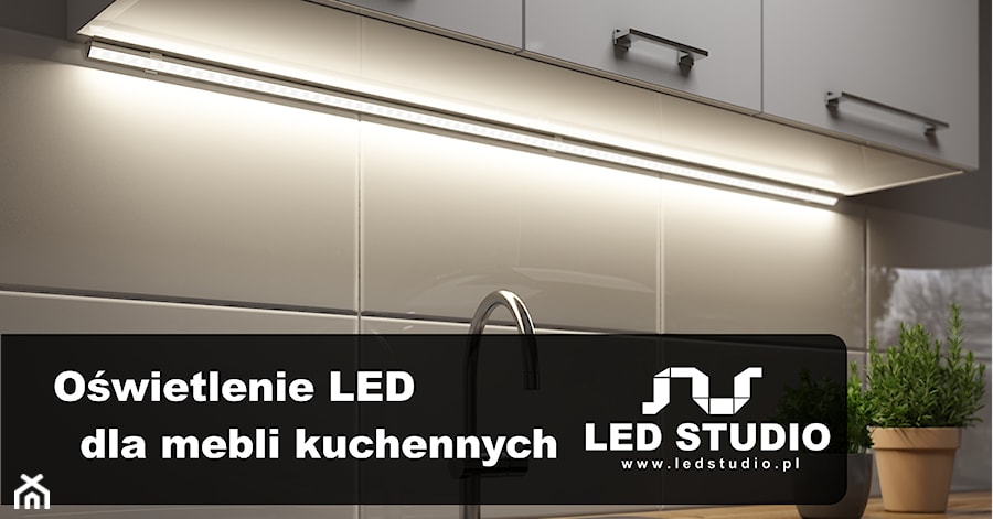 Oświeltenie LED mebli kuchennych - zdjęcie od LED STUDIO - oświetlenie LED
