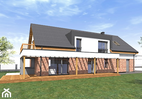 Dom w Drwęsie - Domy, styl rustykalny - zdjęcie od Fiord-Architekci