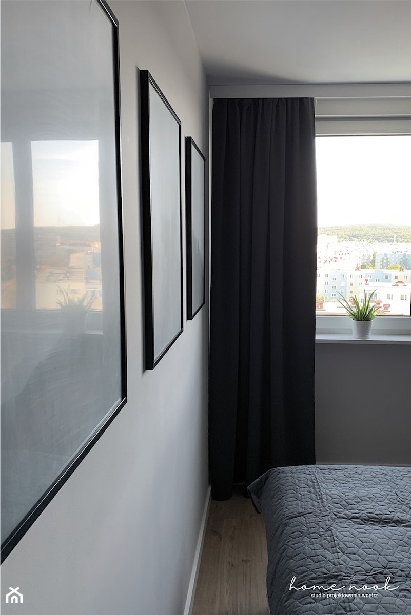 Mieszkanie 45 m2 - Sypialnia - zdjęcie od Studio Architektury Wnętrz Marta Zalewska