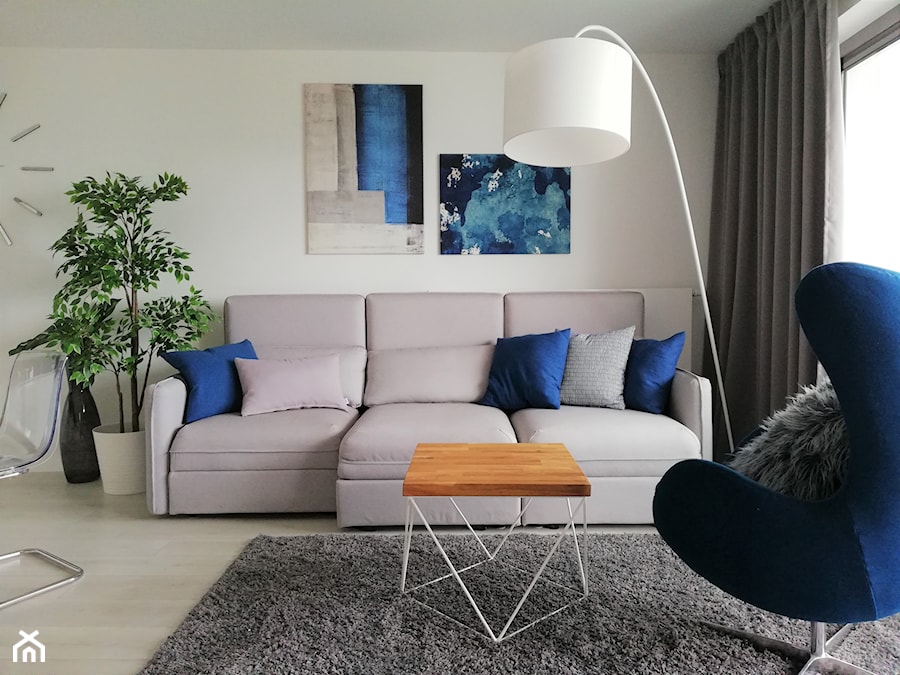 Apartament w Wiśle - Salon, styl nowoczesny - zdjęcie od Aleksandra Ciurkot architektura wnętrz