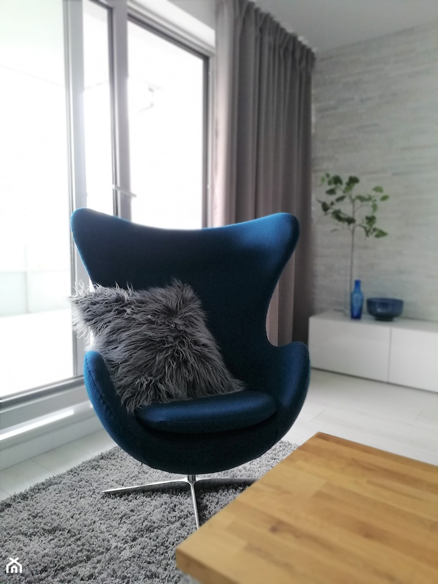 Apartament w Wiśle - Salon, styl skandynawski - zdjęcie od Aleksandra Ciurkot architektura wnętrz