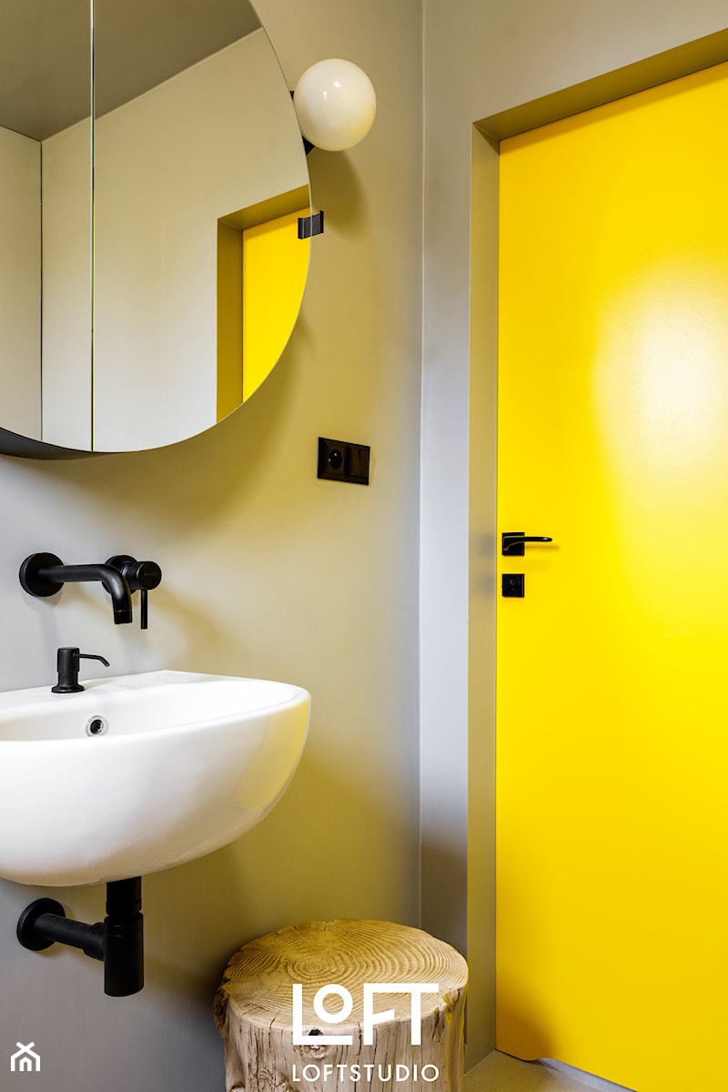 Apartament z kolorem - Łazienka, styl nowoczesny - zdjęcie od Loftstudio