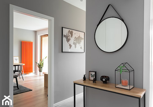 Mieszkanie z pomarańczowym akcentem - zdjęcie od Loftstudio
