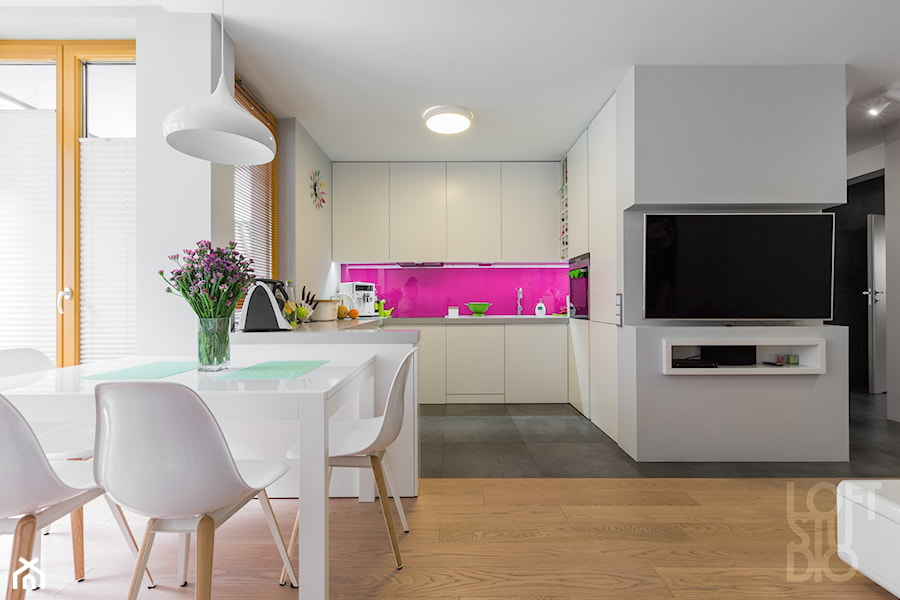 Apartament na Masarskiej - Kuchnia, styl nowoczesny - zdjęcie od Loftstudio