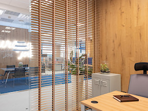 Niebieskie biuro - zdjęcie od Loftstudio